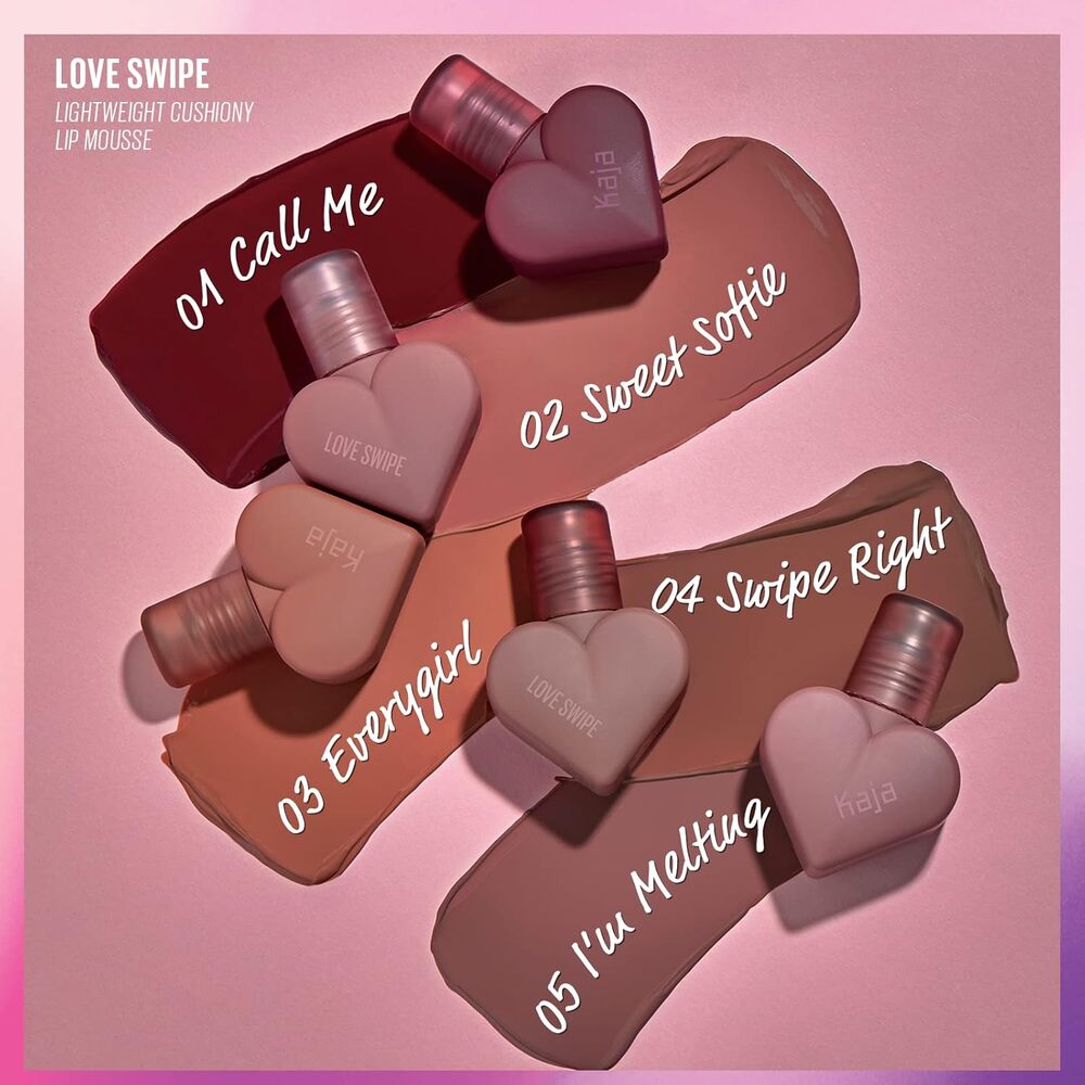 NWT Kaja, Love Swipe, Lightweight Cushiony Lip Mousse, 02 Sweet Softie, 0.22 Oz